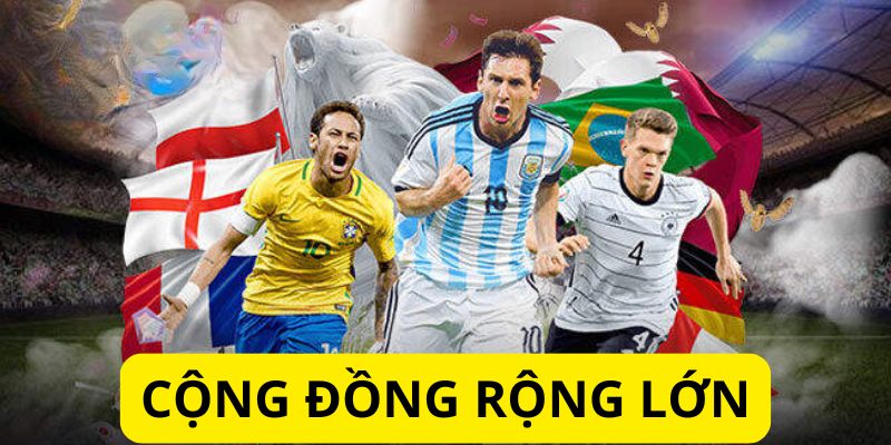 Cộng động KQBDcó hàng triệu người hâm mộ trái bóng tròn đông đảo